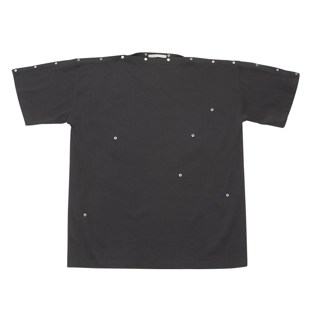 snap half sleeve (charcoal)