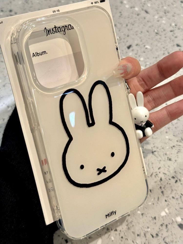 지미하우스 미피 키링 아이폰 케이스 16프로, 15프로, 14, 13