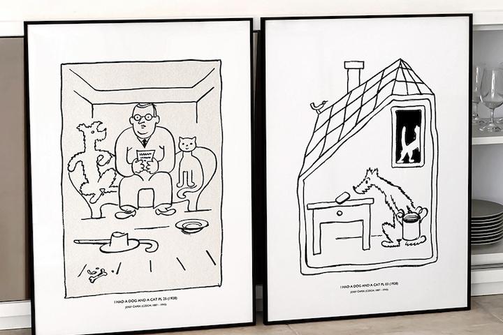 개와 고양이를 키웁니다 - 요제프 차페크 명화그림액자 28종