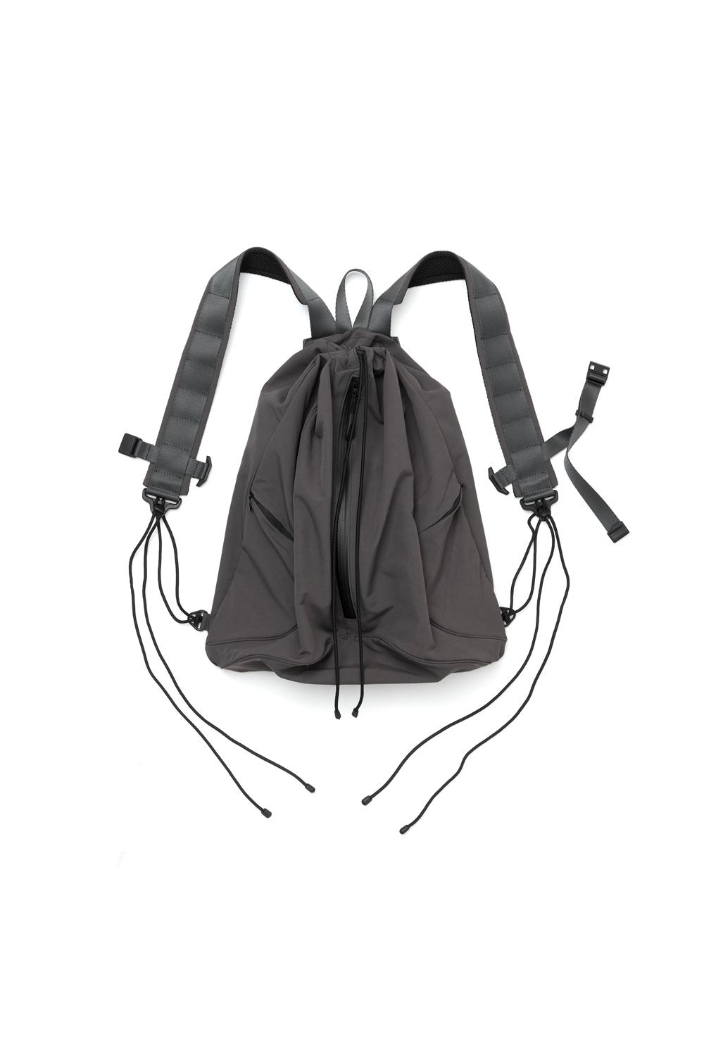 String Backpack Nylon Charcoal (2nd Restock)
