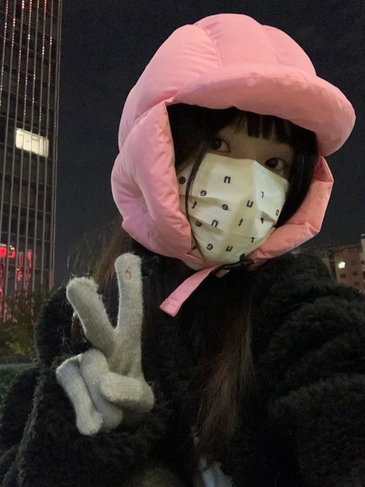 방한 패딩모자 군밤모자 겨울 귀달이 귀도리 귀덮개
