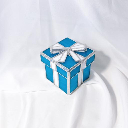 스테인드글라스 민트 선물상자 보석함 악세사리함