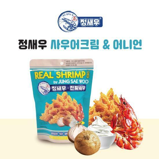 정새우 사우어크림&어니언맛 60g