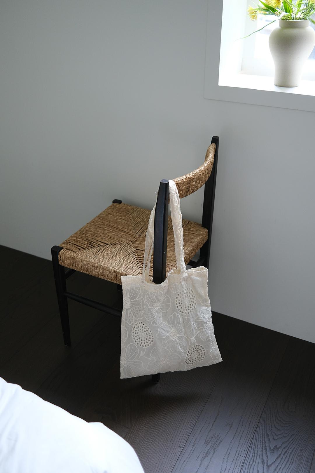 Summer floral sheer bag (2col)