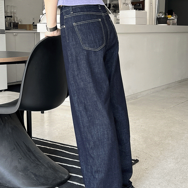 데일리 생지 와이드 팬츠 (1 color)