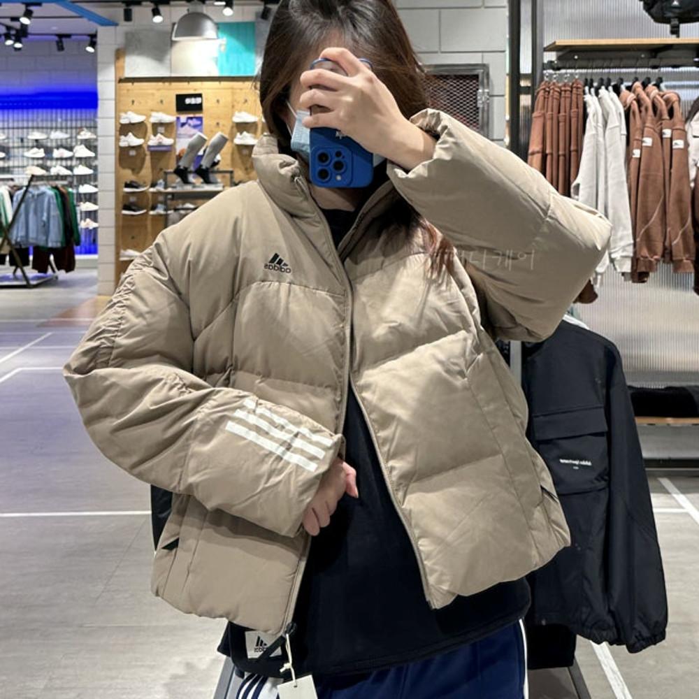 아디다스 숏 패딩 데일 덕다운 점퍼 자켓 IL8939