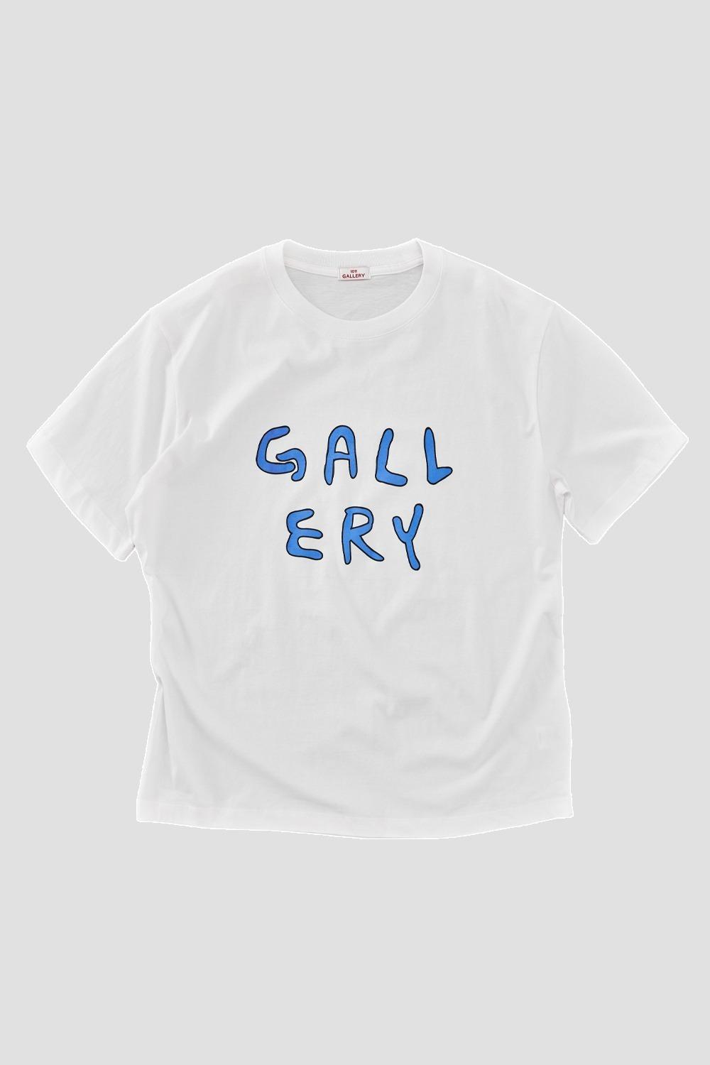 Gallery Stroke Logo T-Shirt - White