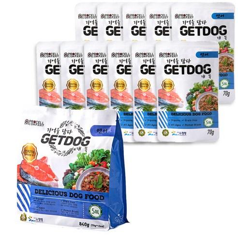 개똑 전연령용 그레인프리 습식사료 12p, 연어, 70g, 1세트 - 습식사료 | 쿠팡