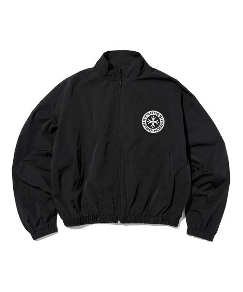 Embroidered Wind Jacket (BLACK)