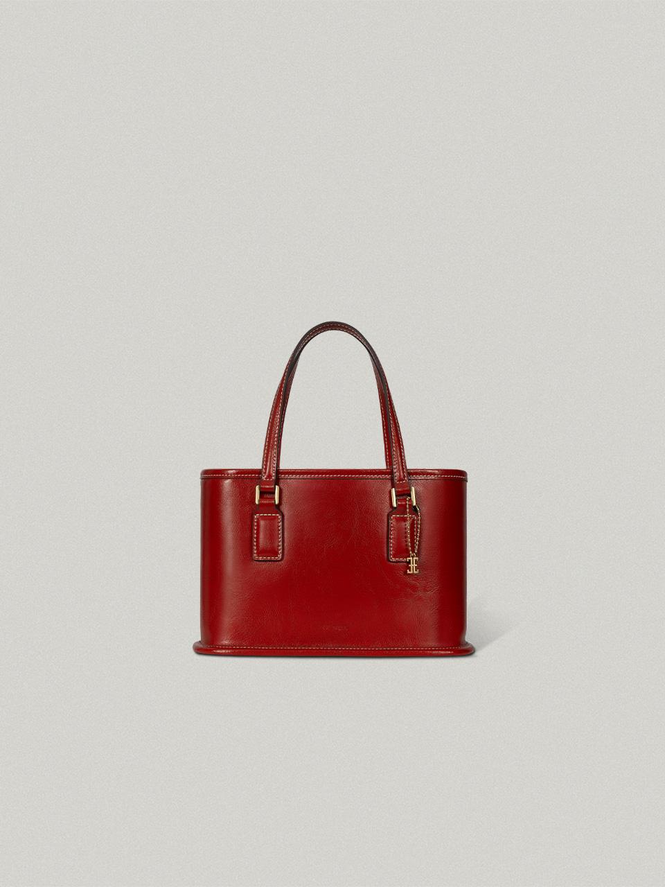 Mini Borough Bag Red - stitch미니 버로우백 - 스티치[11월 22일 예약배송 순차출고]
