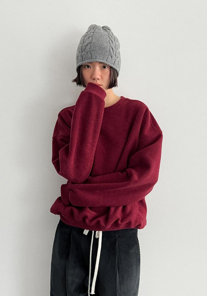 TERRY SWEATSHIRT_WINE