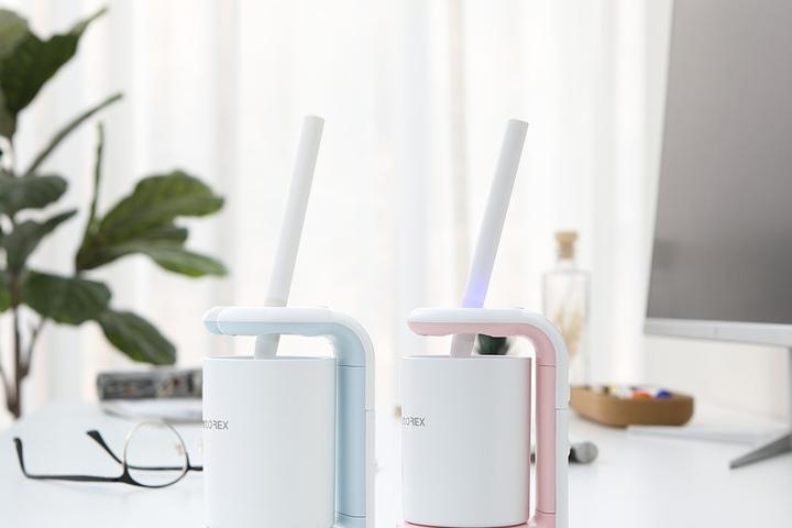 올인원 UV-C 무선 양치컵+칫솔 동시살균 칫솔살균기 학교 사무실 캠핑 유치원 URC-15