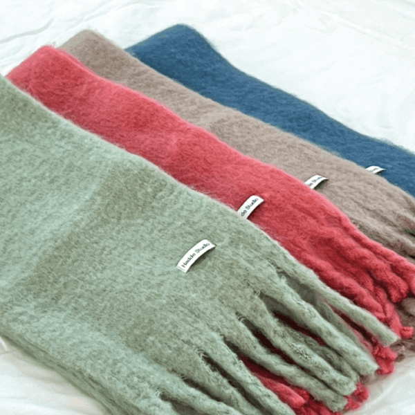 PASTEL KNIT MUFFLER (4 COLOR)