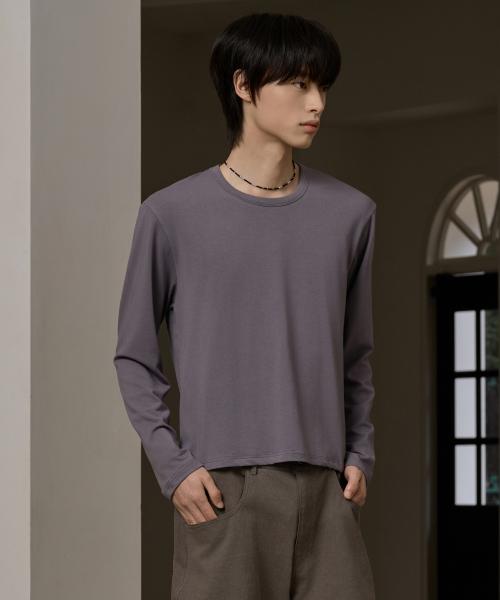 25 FW 모달 라운드 크롭 티셔츠 (5컬러)