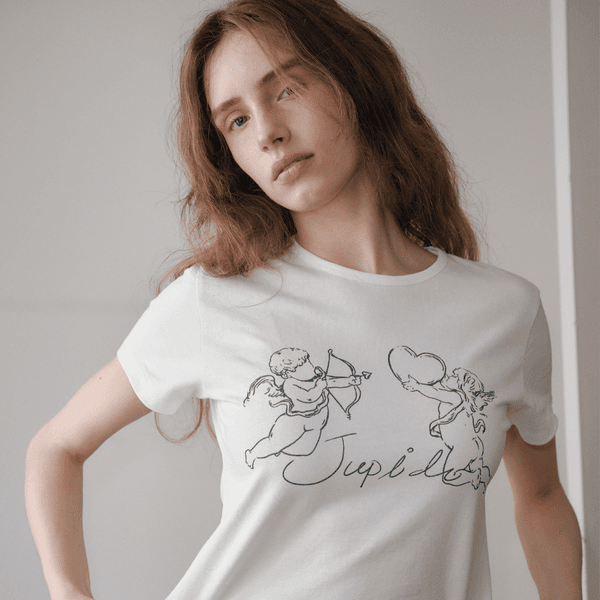 Jupid crop Tshirt_white