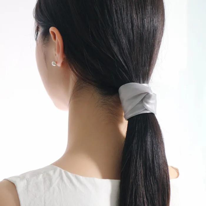 ONE TOUCH SILK ROLL HAIR CUFF (3COLOR)