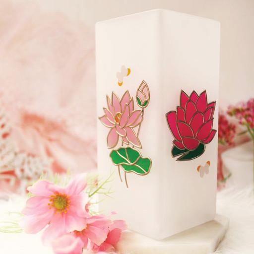 🪷🌷글라스아트조명 연꽃/튤립/수국/동백/매화🌺🌸
