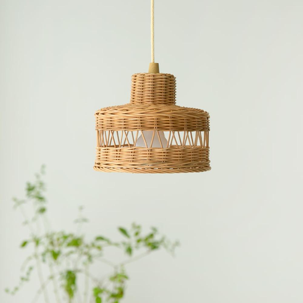 감성 라탄 전등갓 플러스 조명커버 라탄갓 쉐이드 랜턴 감성캠핑 당기는전구 팬던트등