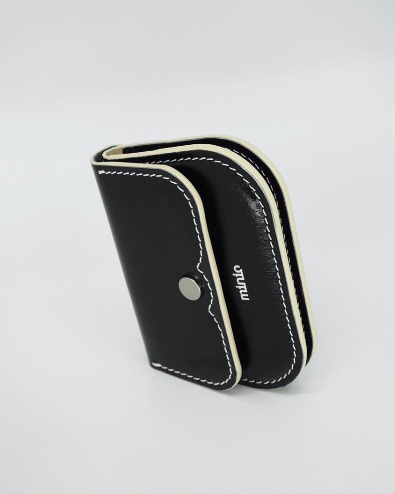 [minio] moono wallet (black)