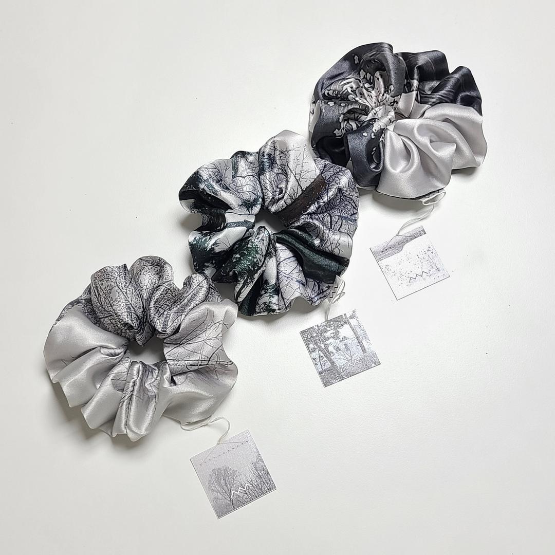 [아미뉴] P2_Blossom of snow scrunchy 3종