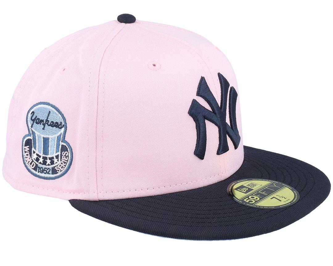 New York Yankees Indigo Milkshake 59FIFTY 52 World Series Pink/Navy Fitted - New Era