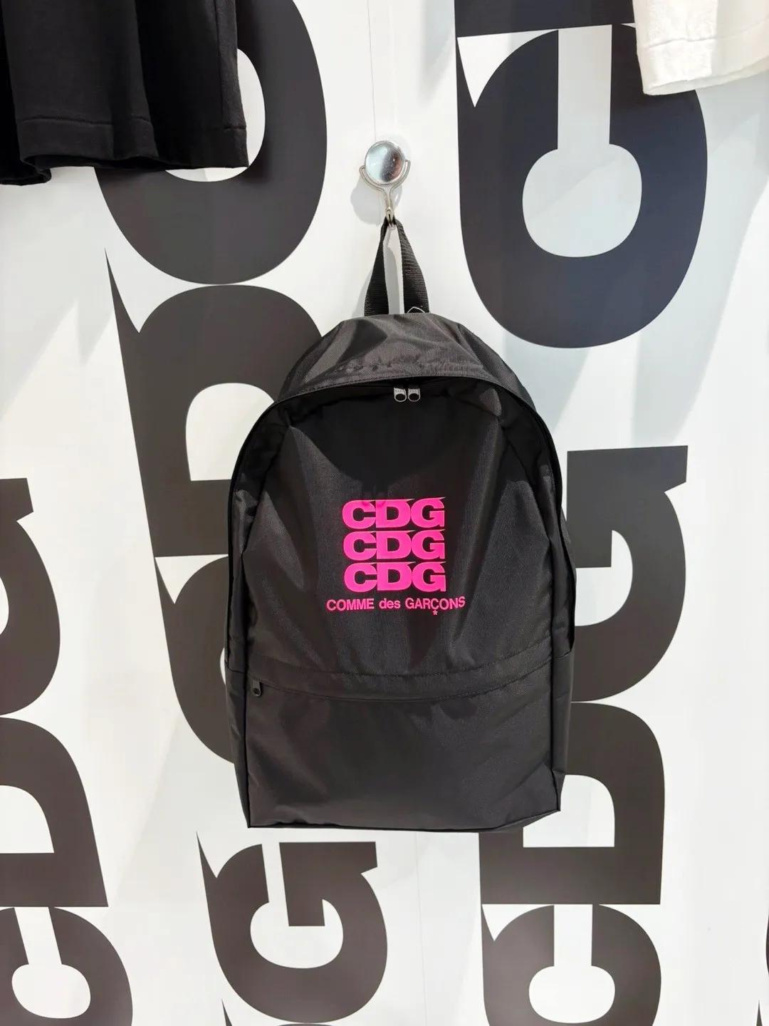 [꼼데가르송 CDG] 핑크 로고 백팩 SZ-K211