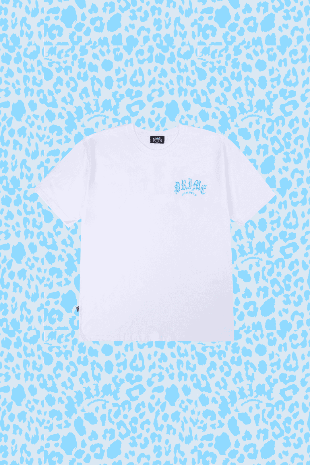 LP Blue Logo Over Large Fit T-Shirt White