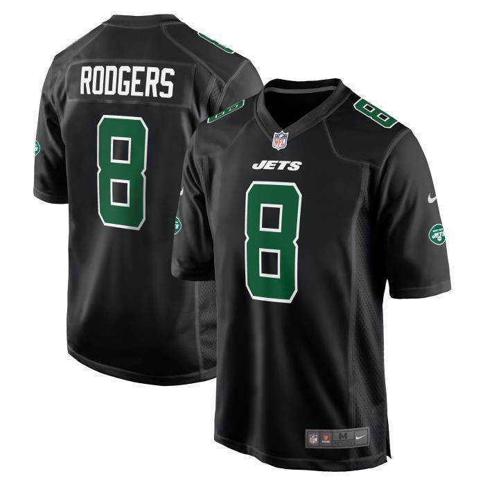 Aaron Rodgers 뉴욕 제츠 Nike Fashion Game Jersey Black