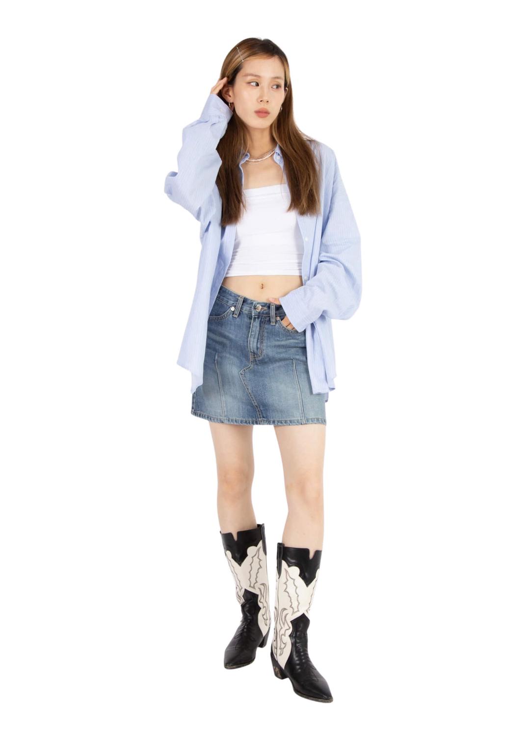 VINTAGE DART MINI SKIRT