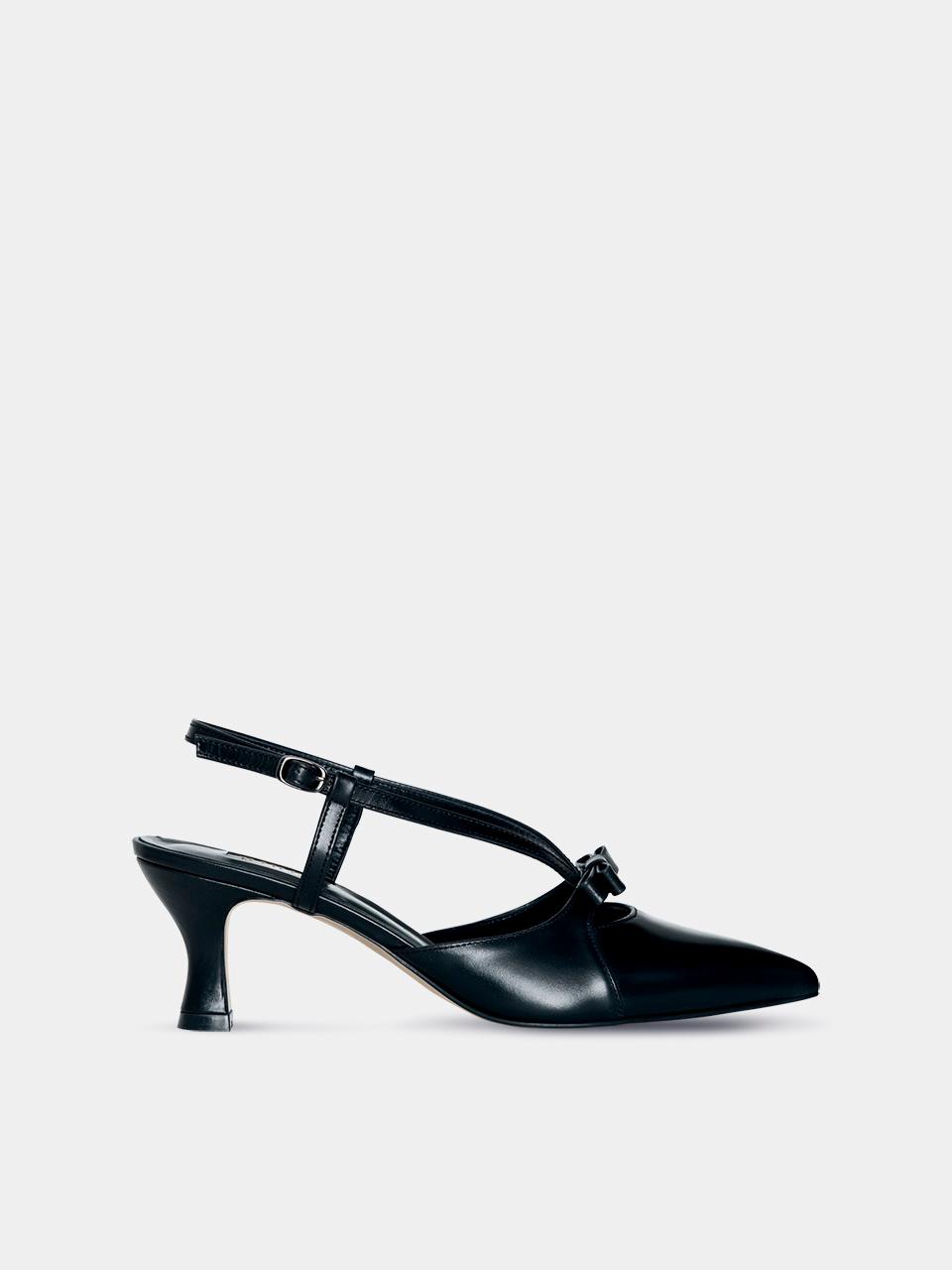 Zuri Sling-backs / Black (6cm)