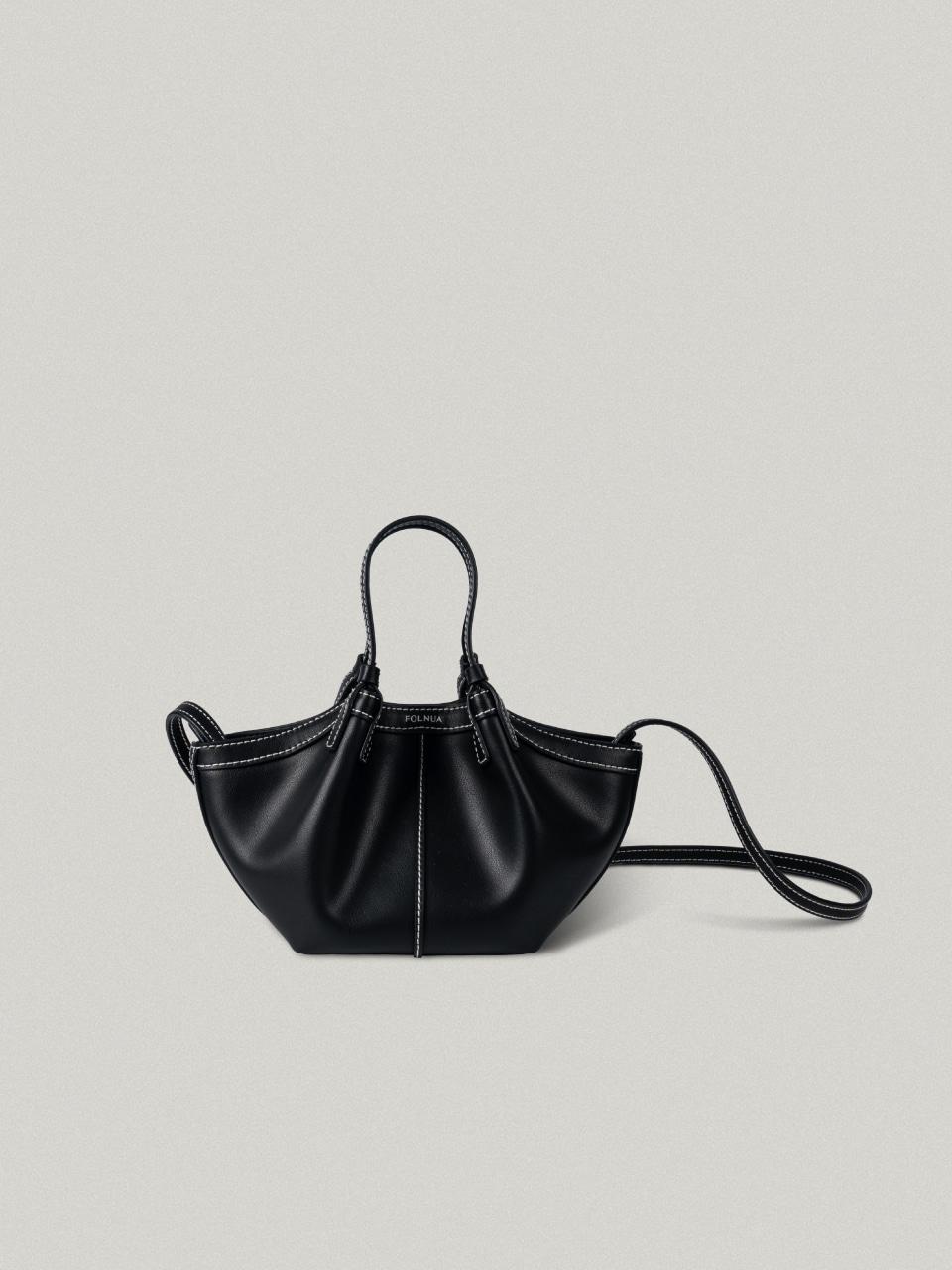 Petit Shell Bag Black - stitch쁘띠쉘백 - 스티치