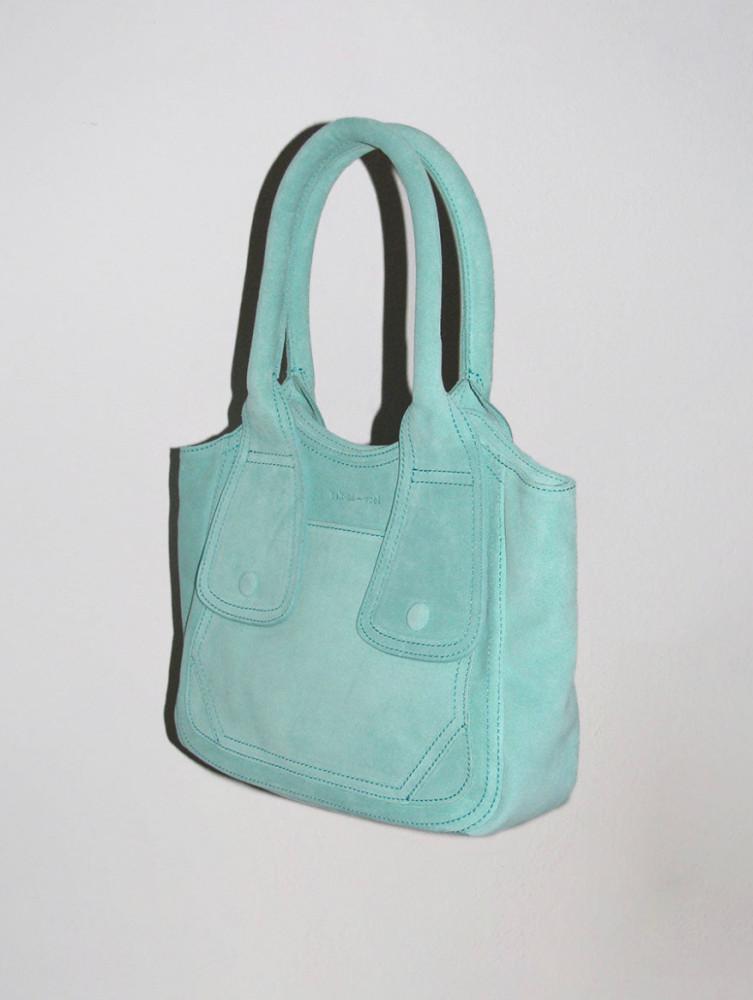 Paloma wool no 1713 Cornelia Suede shoulder bag green 팔로마울 1713 코넬리아 스웨이드 숄더 백 그린
