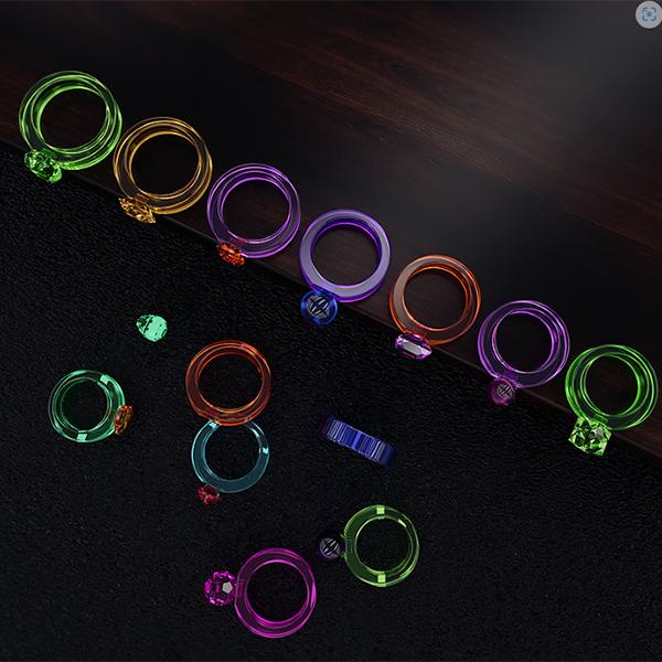 [실리콘몰드] 보석 반지 14p