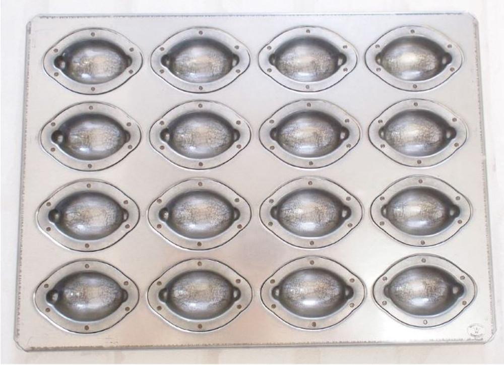 마츠나가제작소 실리콘가공  실버 미니레몬 마들렌틀 16구