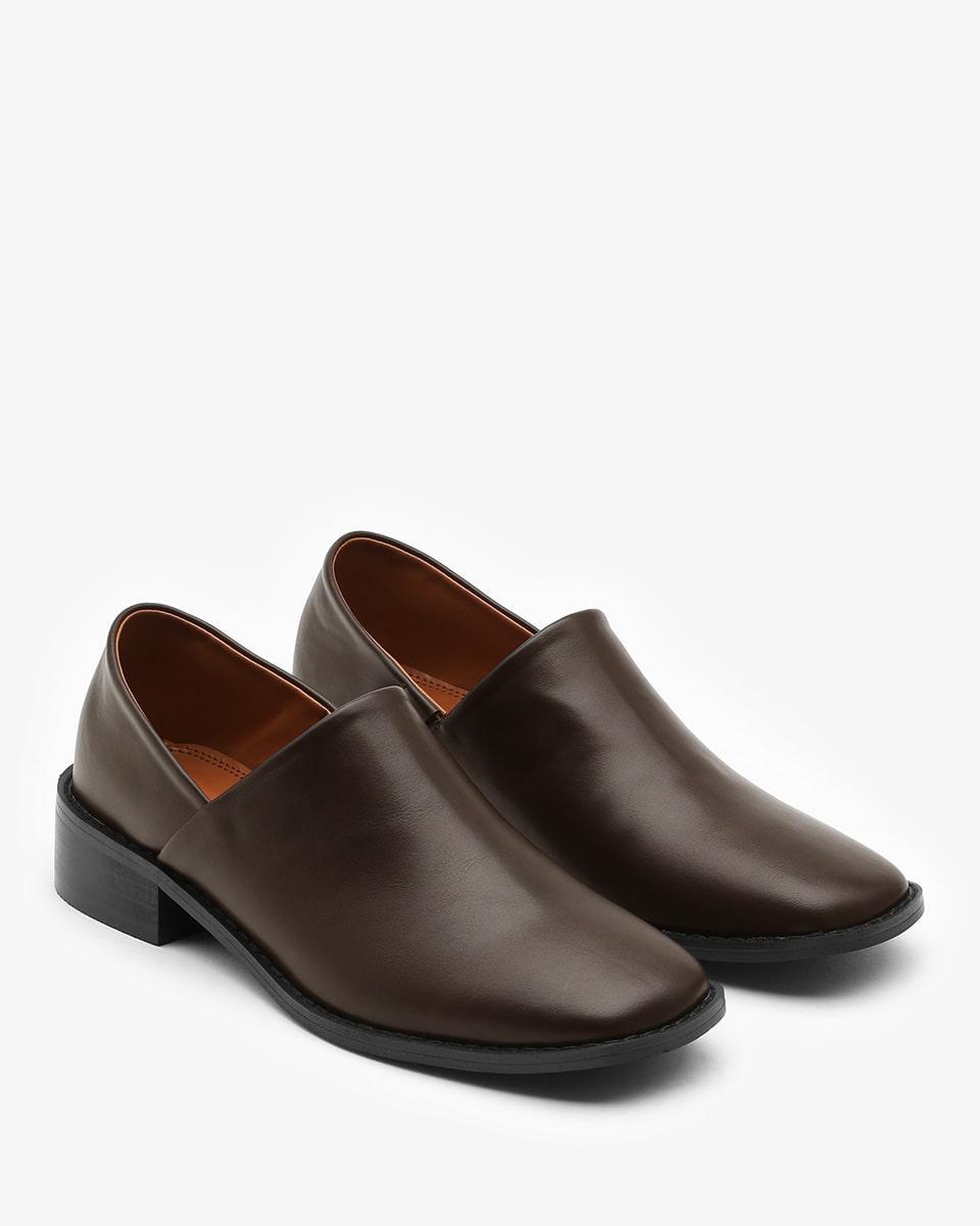 ROU Square Loafers_Brown