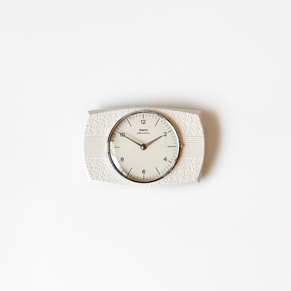 1970s Germany Dugena ceramic wall clock