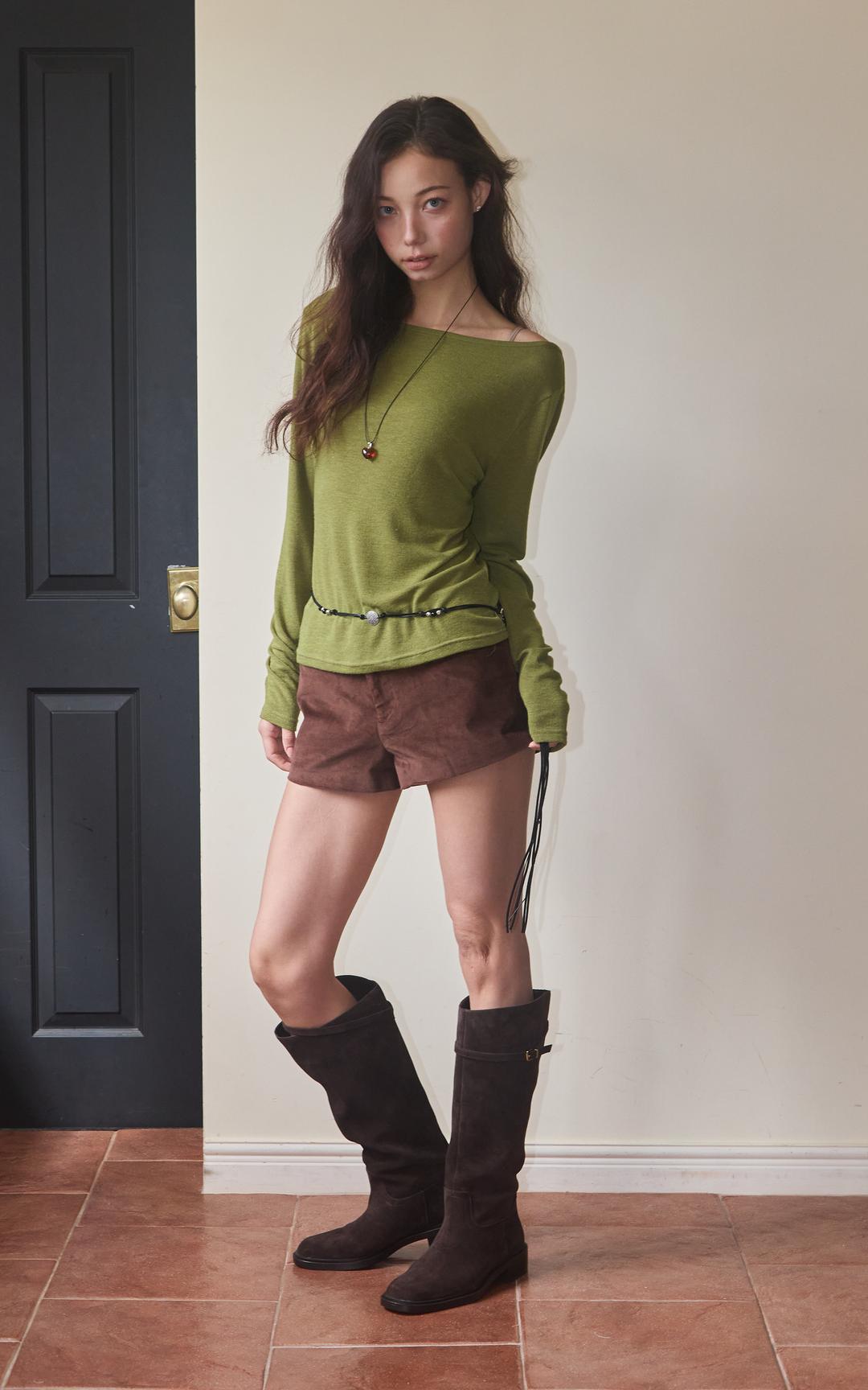 백 플립 티_그린