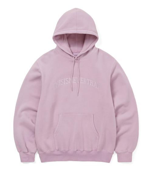 Arch-Logo Hoodie Plum