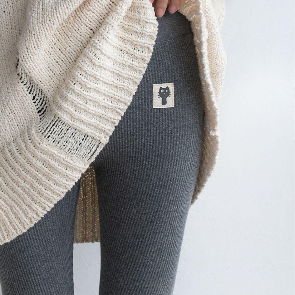 키밍코튼 골지 니트레깅스 쫄바지 트레이닝레깅스