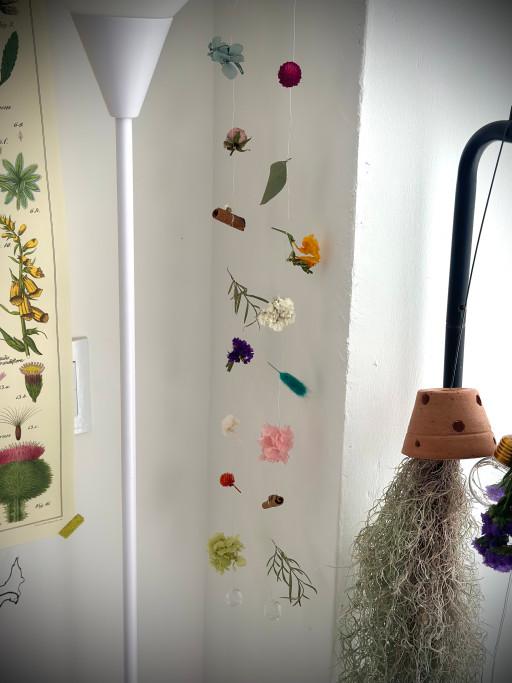 반짝반짝 꽃비 썬캐처 모빌