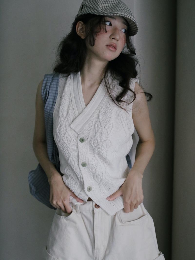 [ 모 수 ] 저고리 - ivory