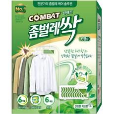 컴배트 좀벌레싹 옷장용 허브향 방충제 6p
