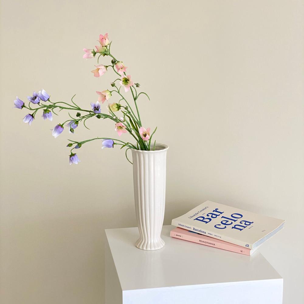 페이퍼가든 캄파눌라 조화 인테리어 소품 장식 북유럽 촬영 인스타 리얼 생화같은 조화꽃