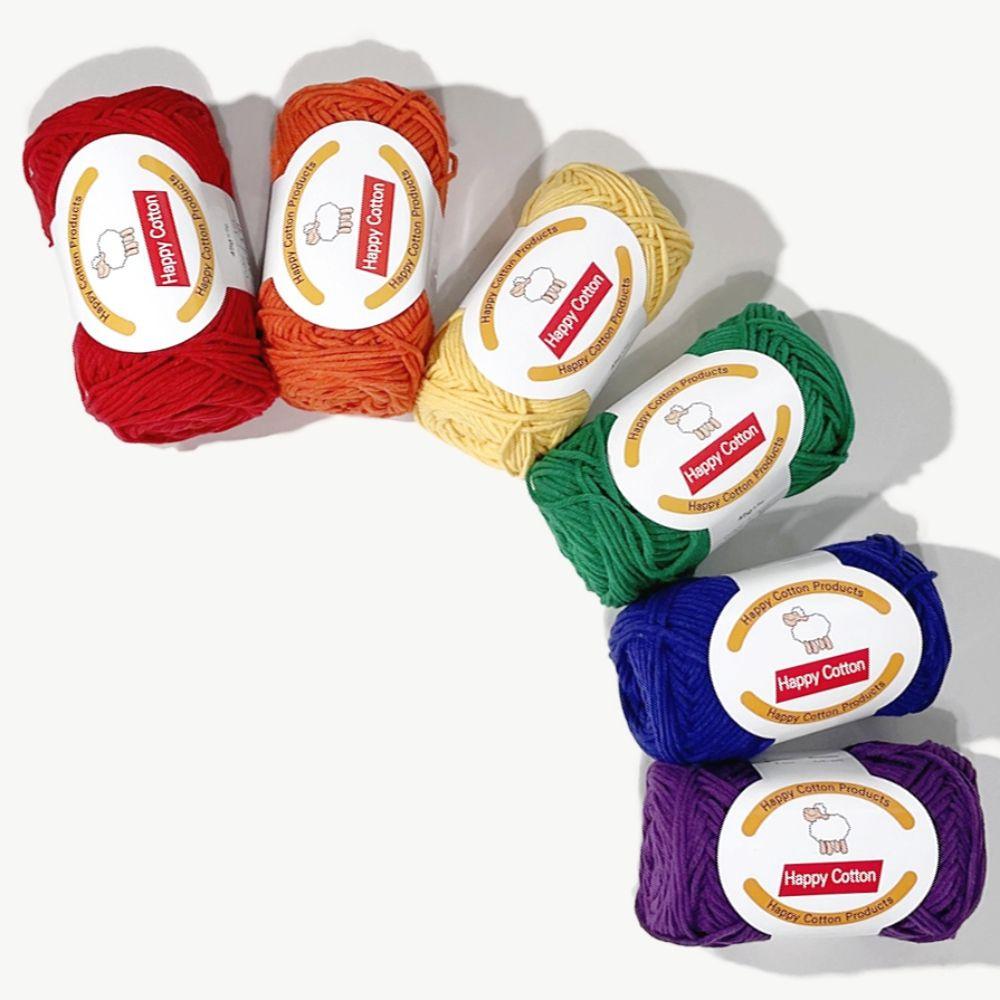 해피코튼 뜨개실 코바늘실 해피코튼실