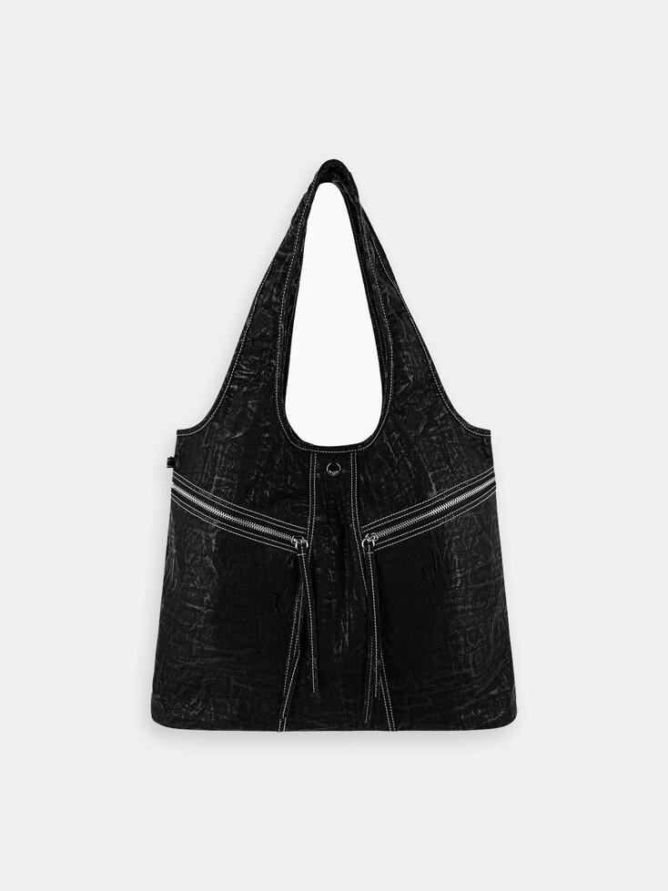 Vintage stitch bag [Black]