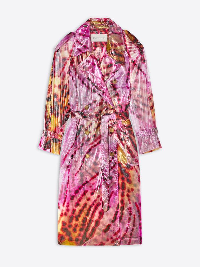 Printed trench coat - Spring-Summer Women | Dries Van Noten