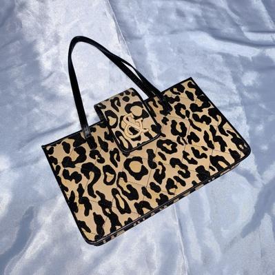 핑키앤다이안 레오파드 미니백