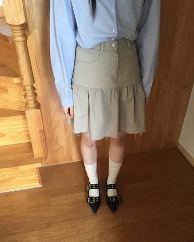 베러 컷팅 스커트 (3color)