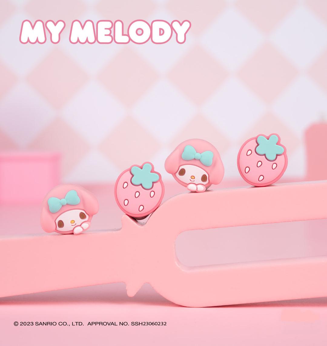 ［サンリオ］switch アナログスティックカバー - マイメロディ