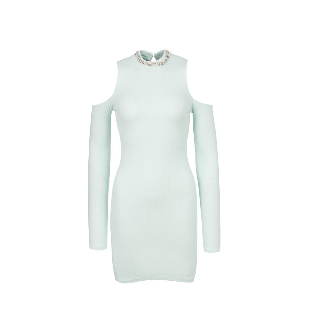 jewel mini dress (mint)